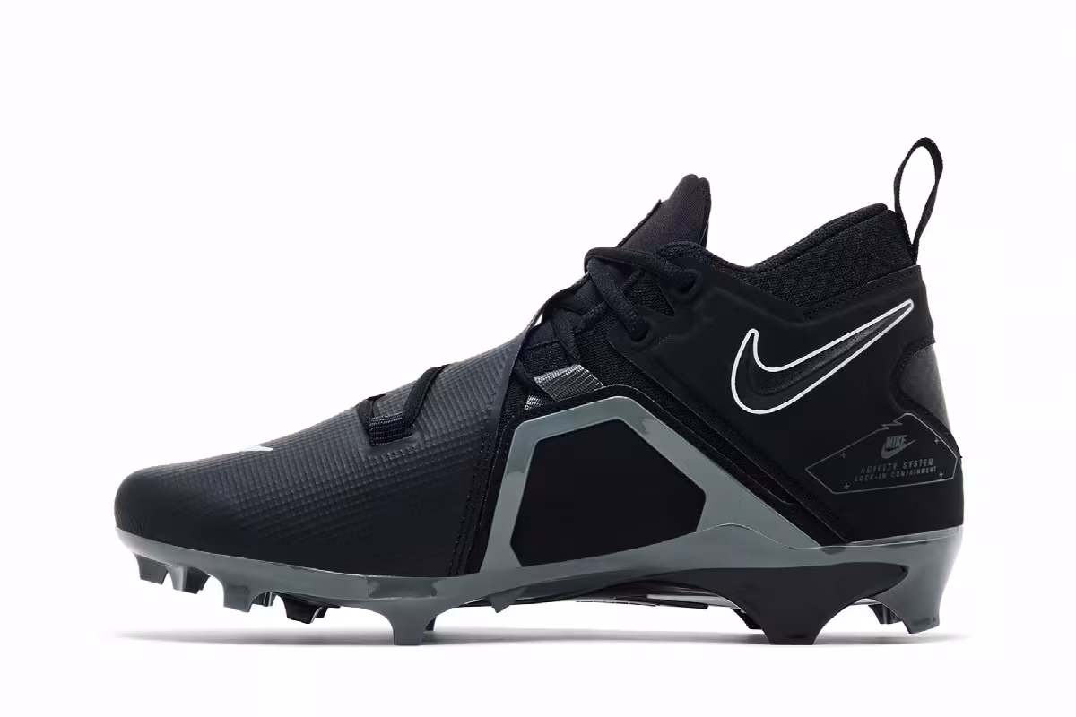 Nike Alpha Menace Pro 3 Shadow Black, view 4
