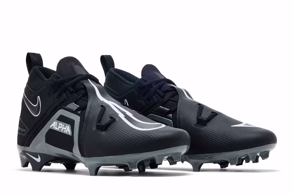 Nike Alpha Menace Pro 3 Shadow Black, view 9