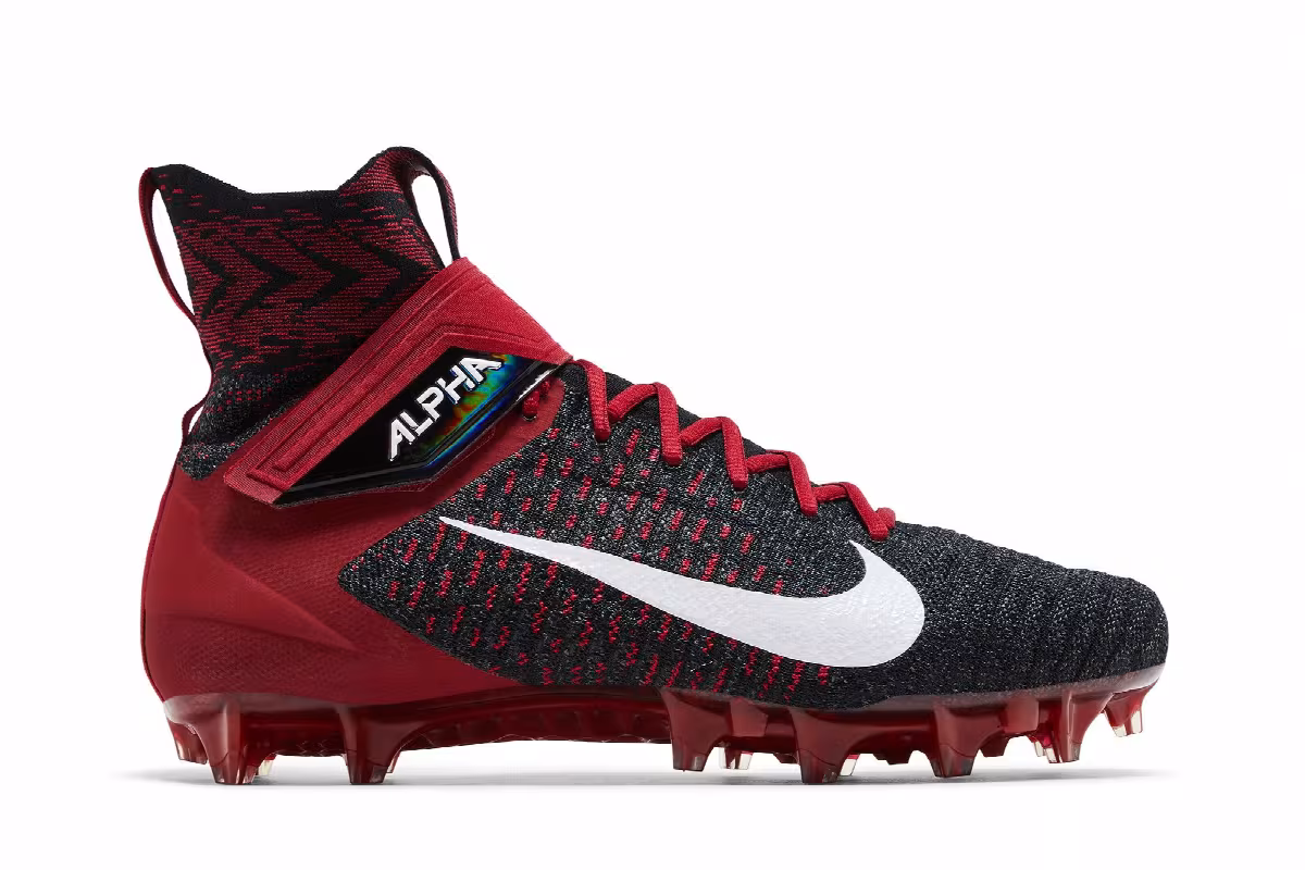Nike Alpha Menace Elite 2 Black Red, view 2