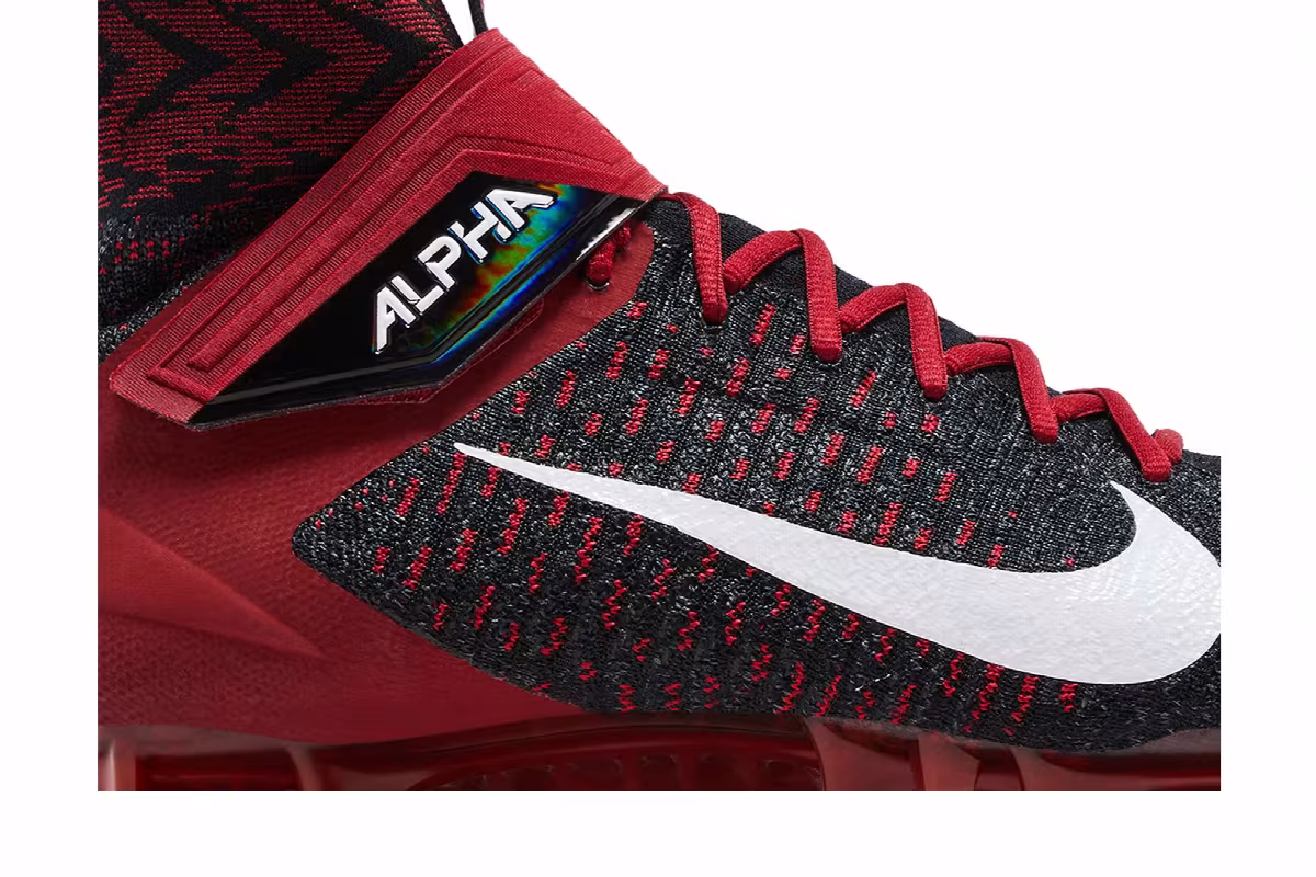 Nike Alpha Menace Elite 2 Black Red, view 3
