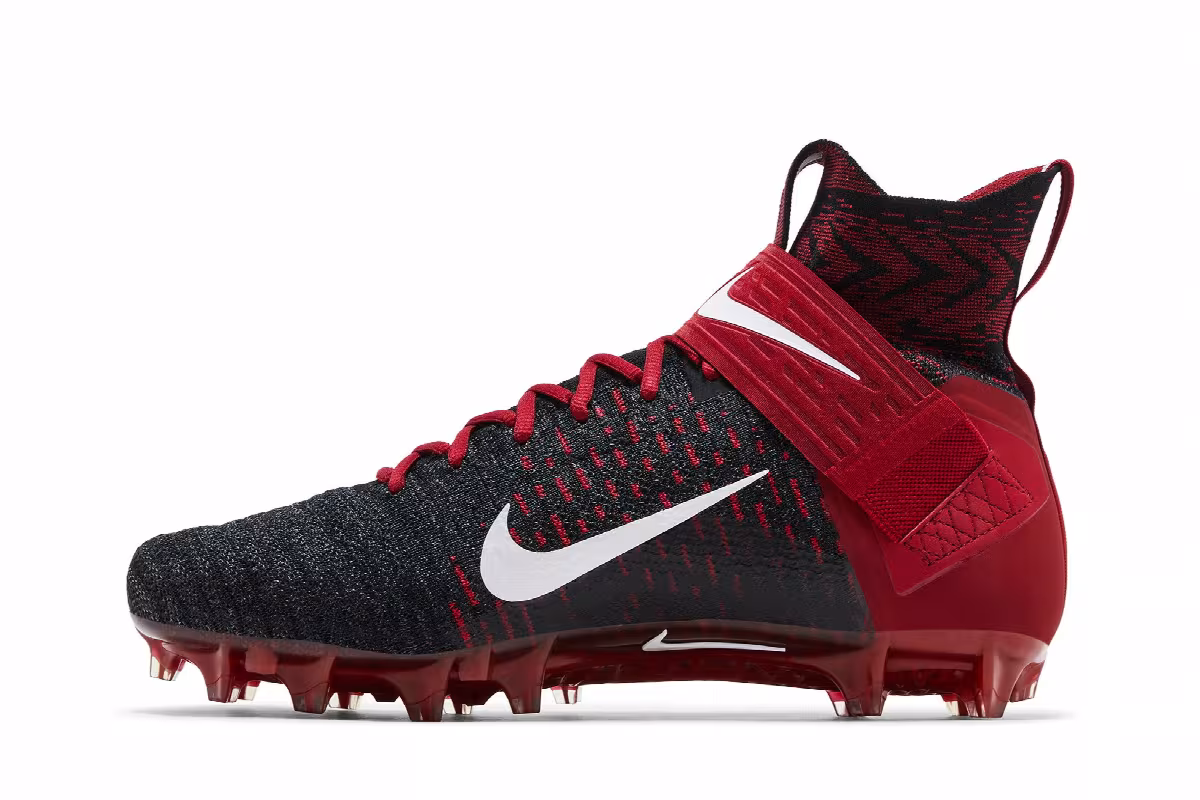 Nike Alpha Menace Elite 2 Black Red, view 4