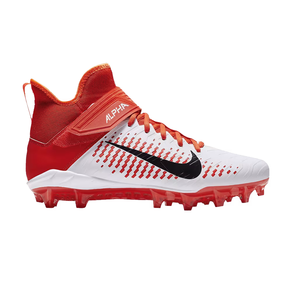 Nike Alpha Menace Pro 2 Mid White Team Orange