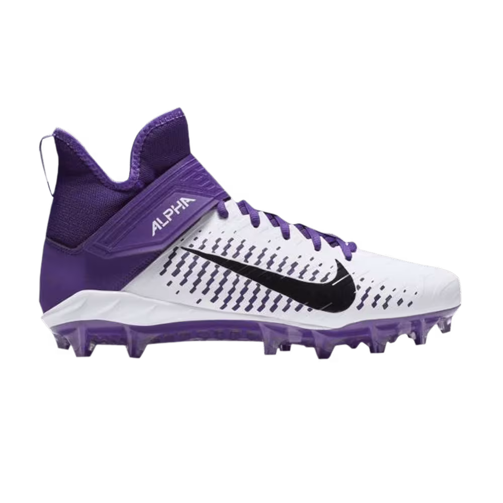 Nike Alpha Menace Pro 2 Mid White Court Purple