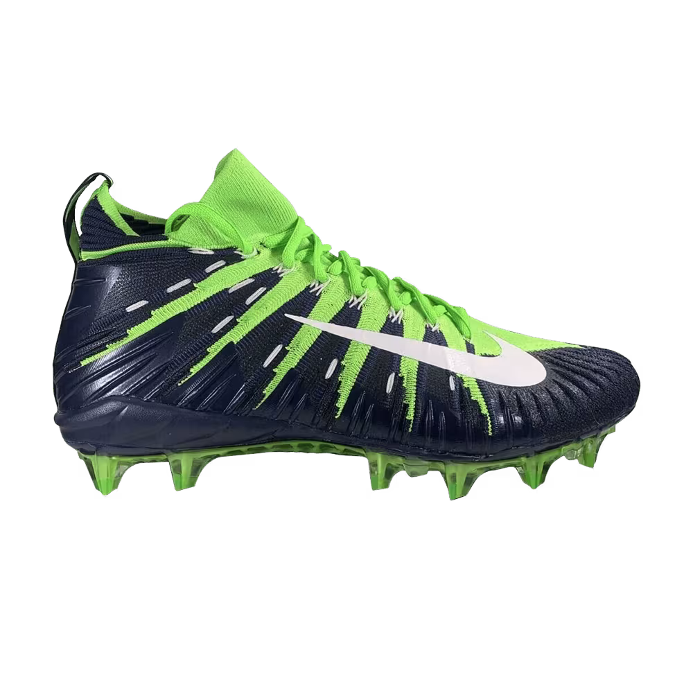 Nike Alpha Menace Elite TD Navy Blue Lime Green
