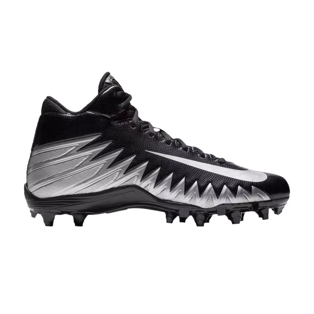 Nike Alpha Menace Varsity Mid Black Metallic Silver
