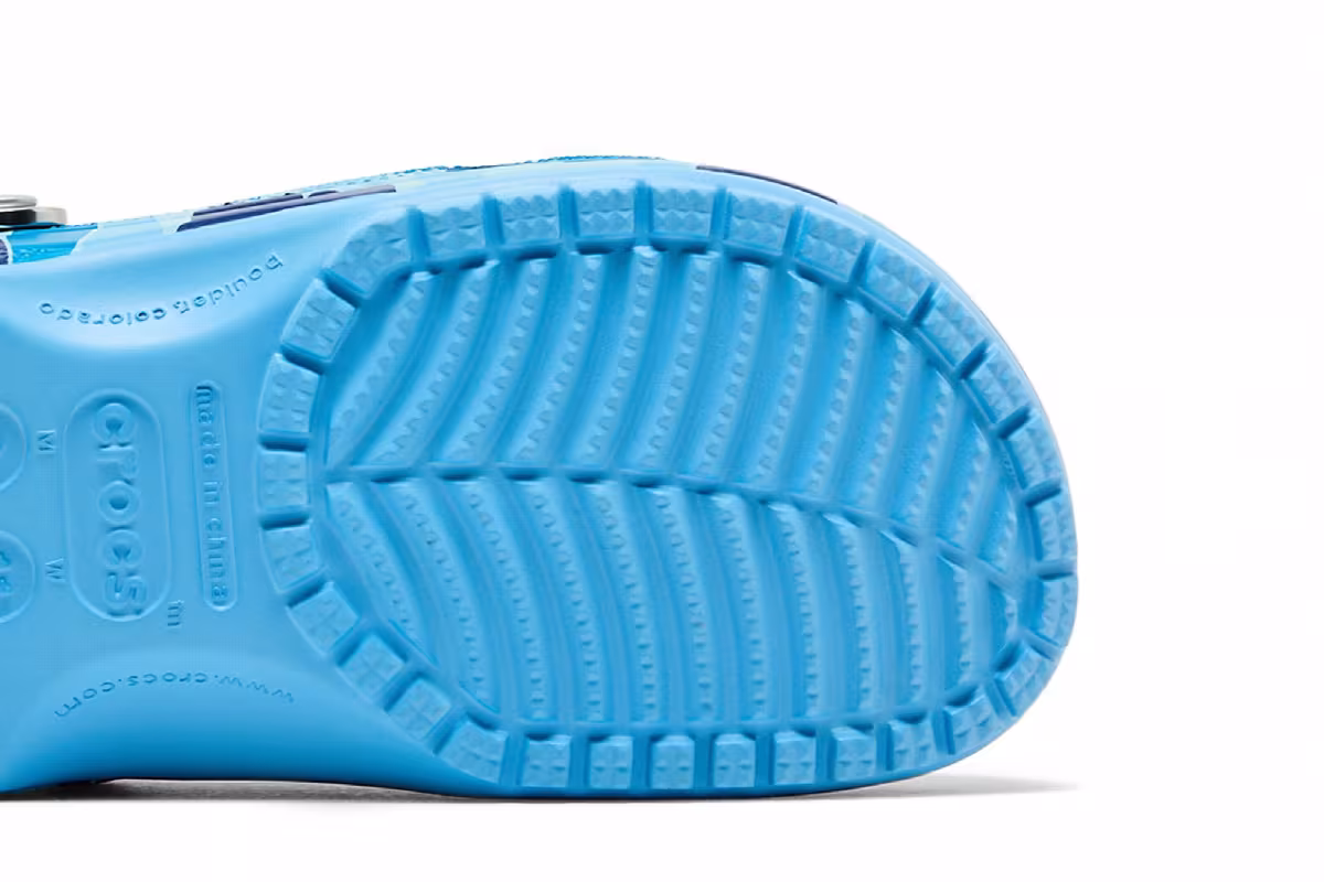 BAPE x Crocs Classic Clog ABC Camo - Blue, view 6