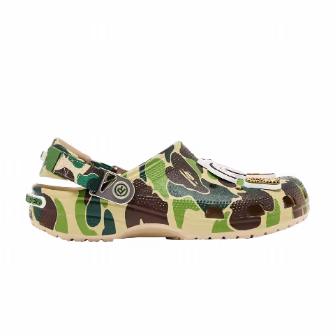 BAPE x Crocs Classic Clog 'ABC Camo - Green'