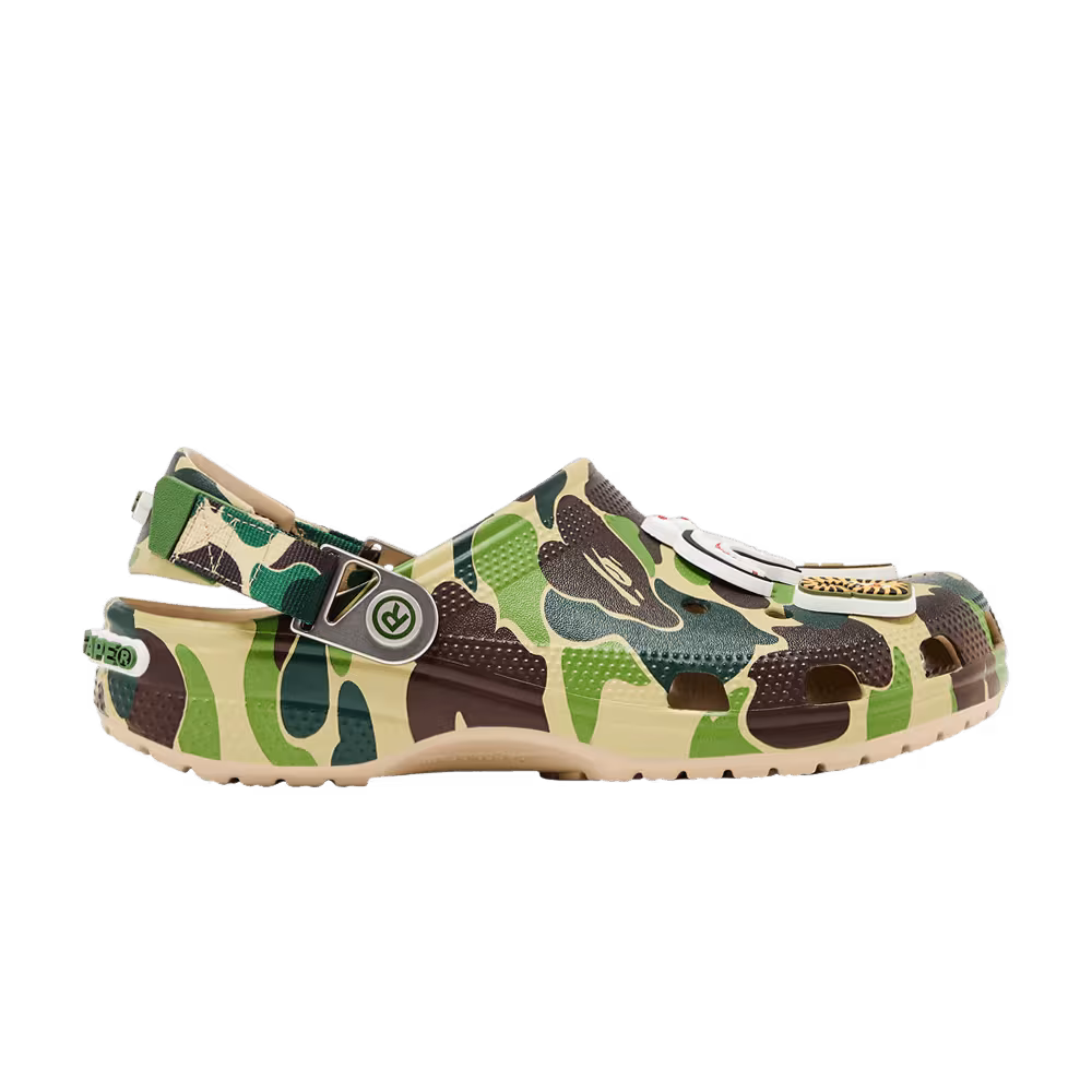 BAPE x Crocs Classic Clog ABC Camo - Green