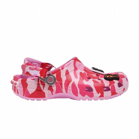 BAPE x Crocs Classic Clog 'ABC Camo - Pink'
