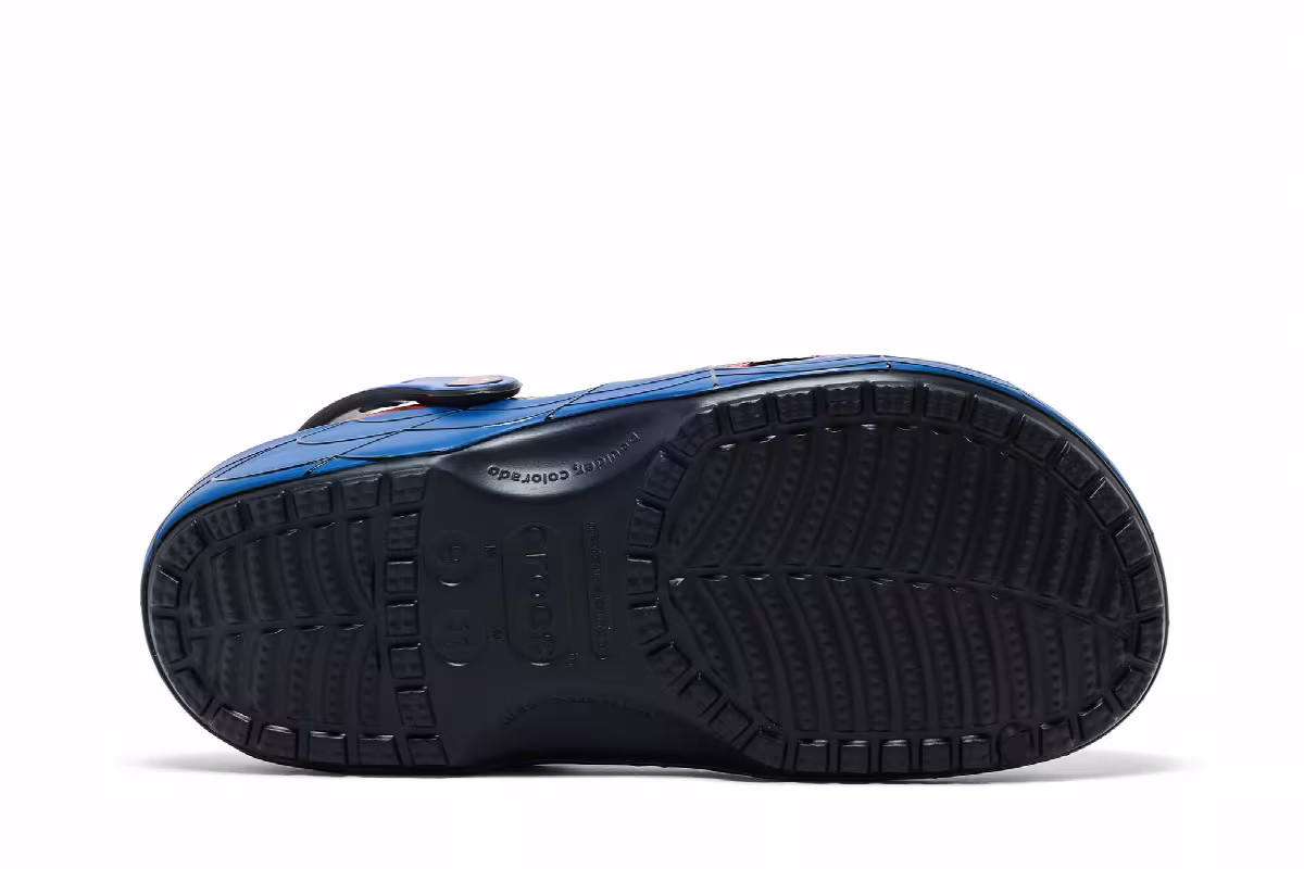 Marvel x Crocs Classic Clog Spiderman Web, view 5