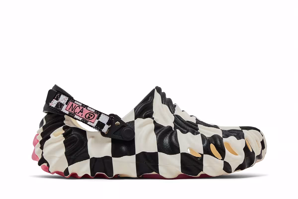 Nina Chanel Abney x Salehe Bembury x Crocs Pollex Clog Checkerboard, view 2