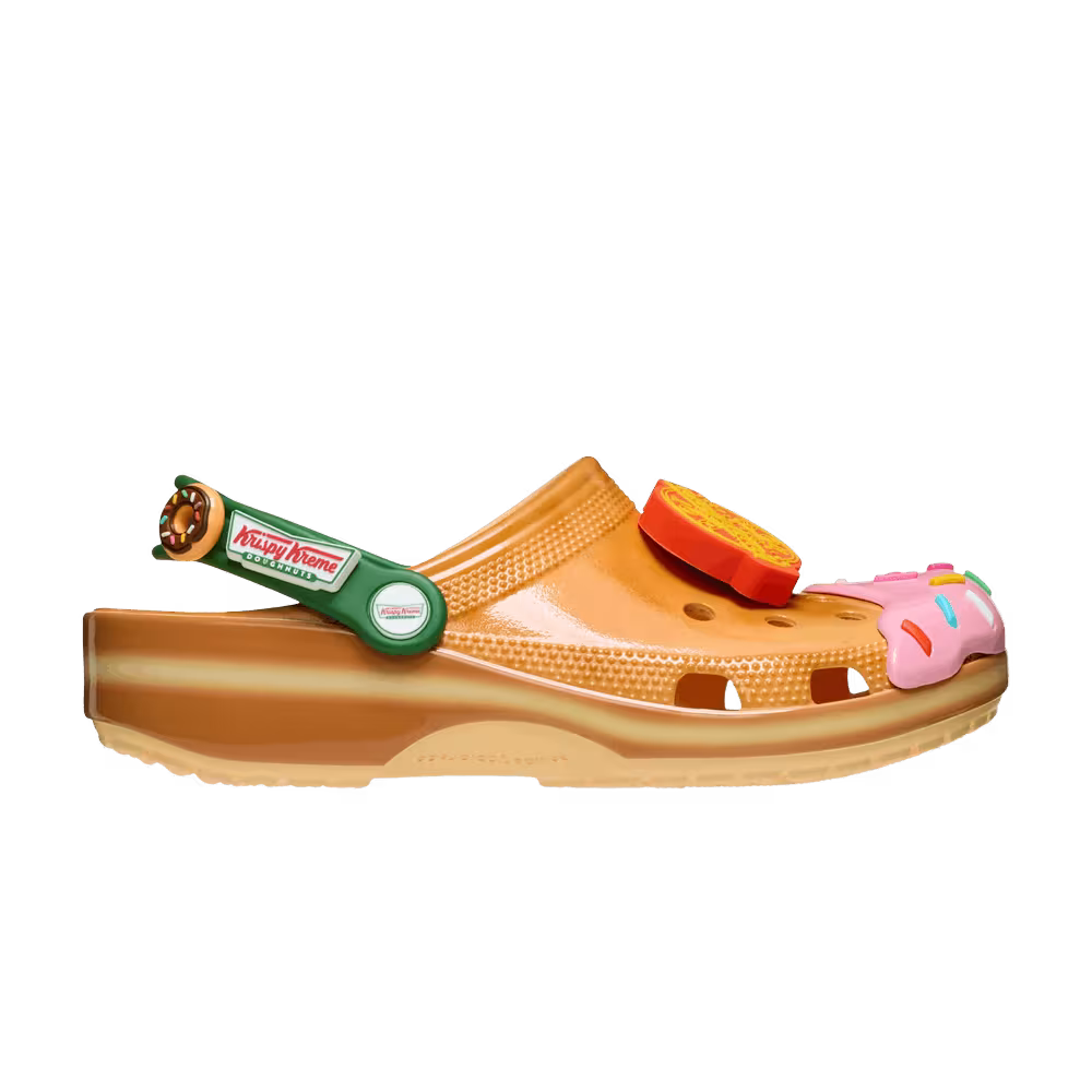 Krispy Kreme x Crocs Classic Clog Glazed Doughnut