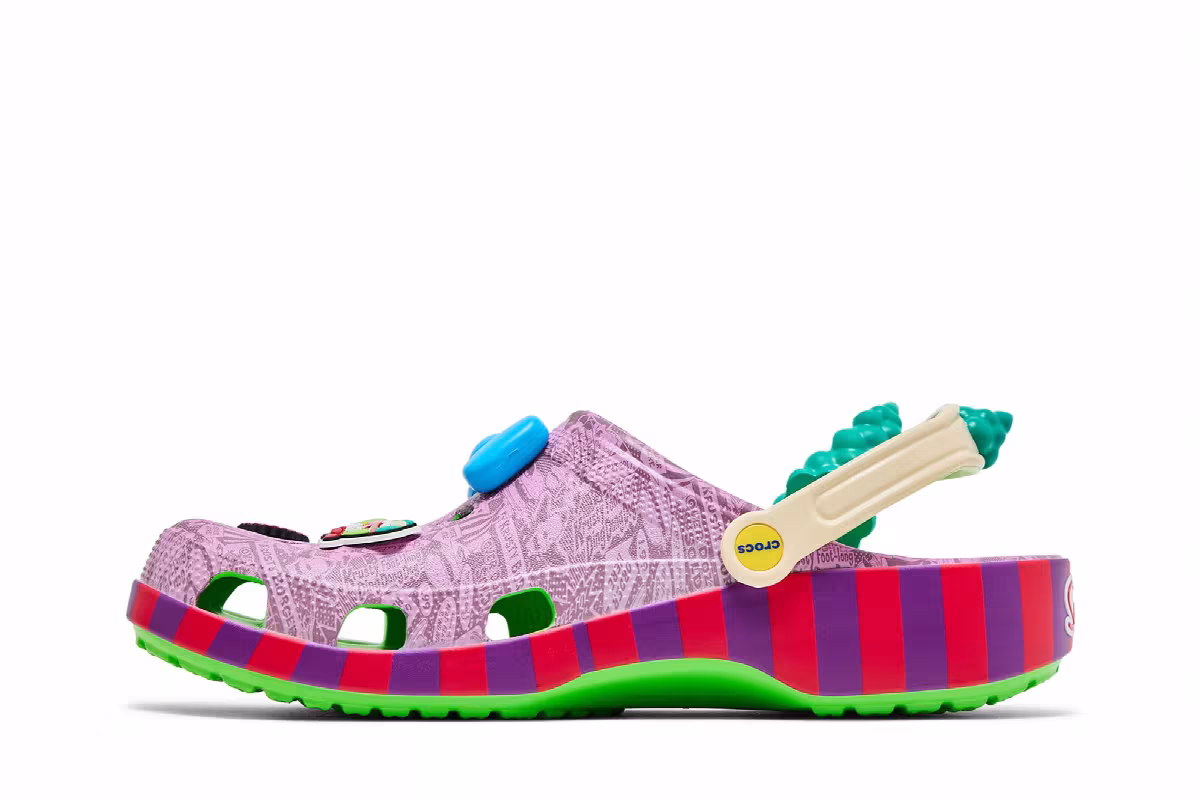 The Simpsons x Crocs Classic Clog Krusty the Clown, view 4