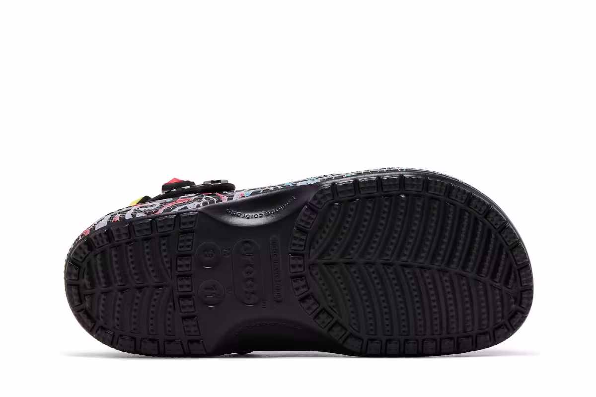 Slawn x Crocs Classic Clog Black, view 5