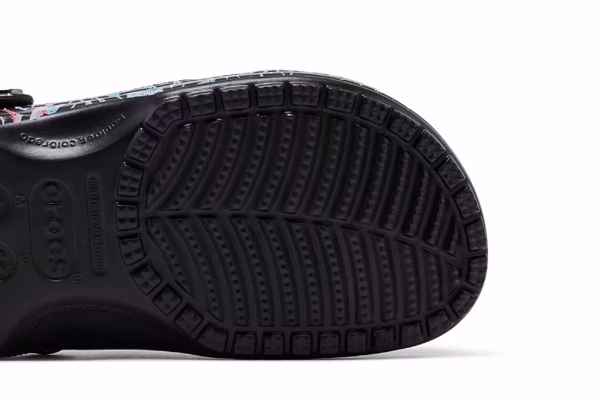Slawn x Crocs Classic Clog Black, view 6