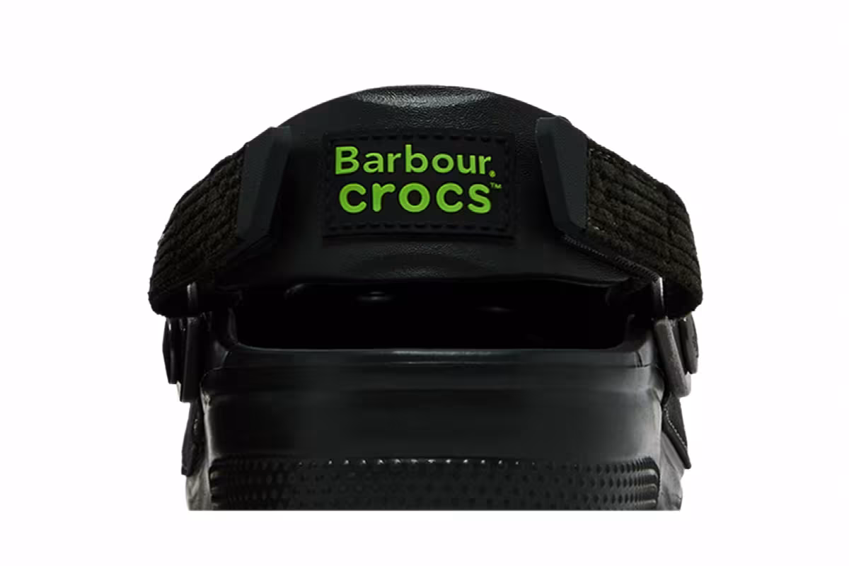 Barbour x Crocs Classic Clog Kelp Plaid, view 8