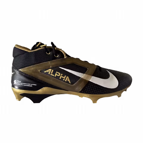 Nike Alpha Menace 4 Pro 'Black Metallic Gold'