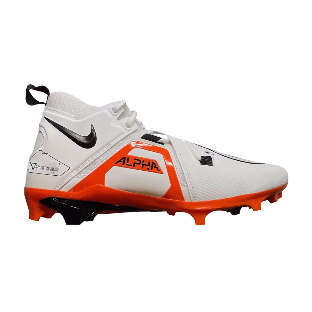 Nike Alpha Menace Pro 3 White Black Brilliant Orange