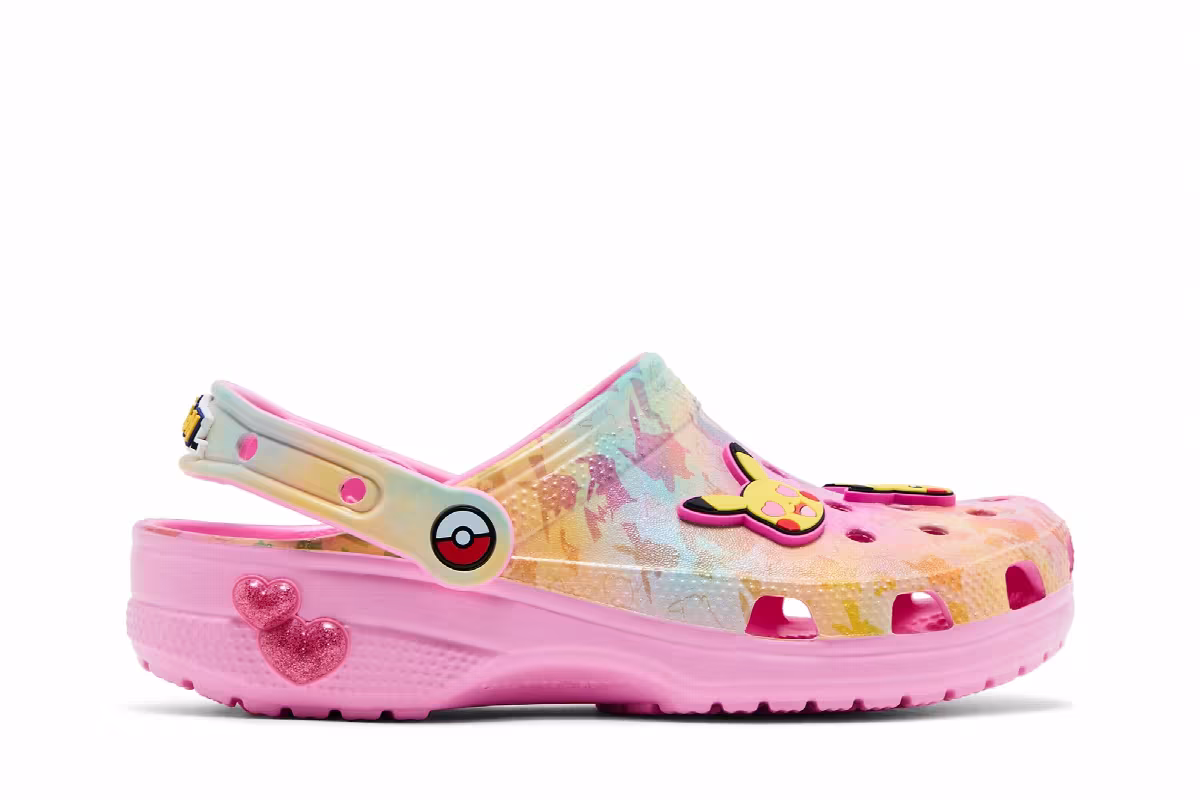 Pokémon x Crocs Classic Clog Kids Pikachu, view 2