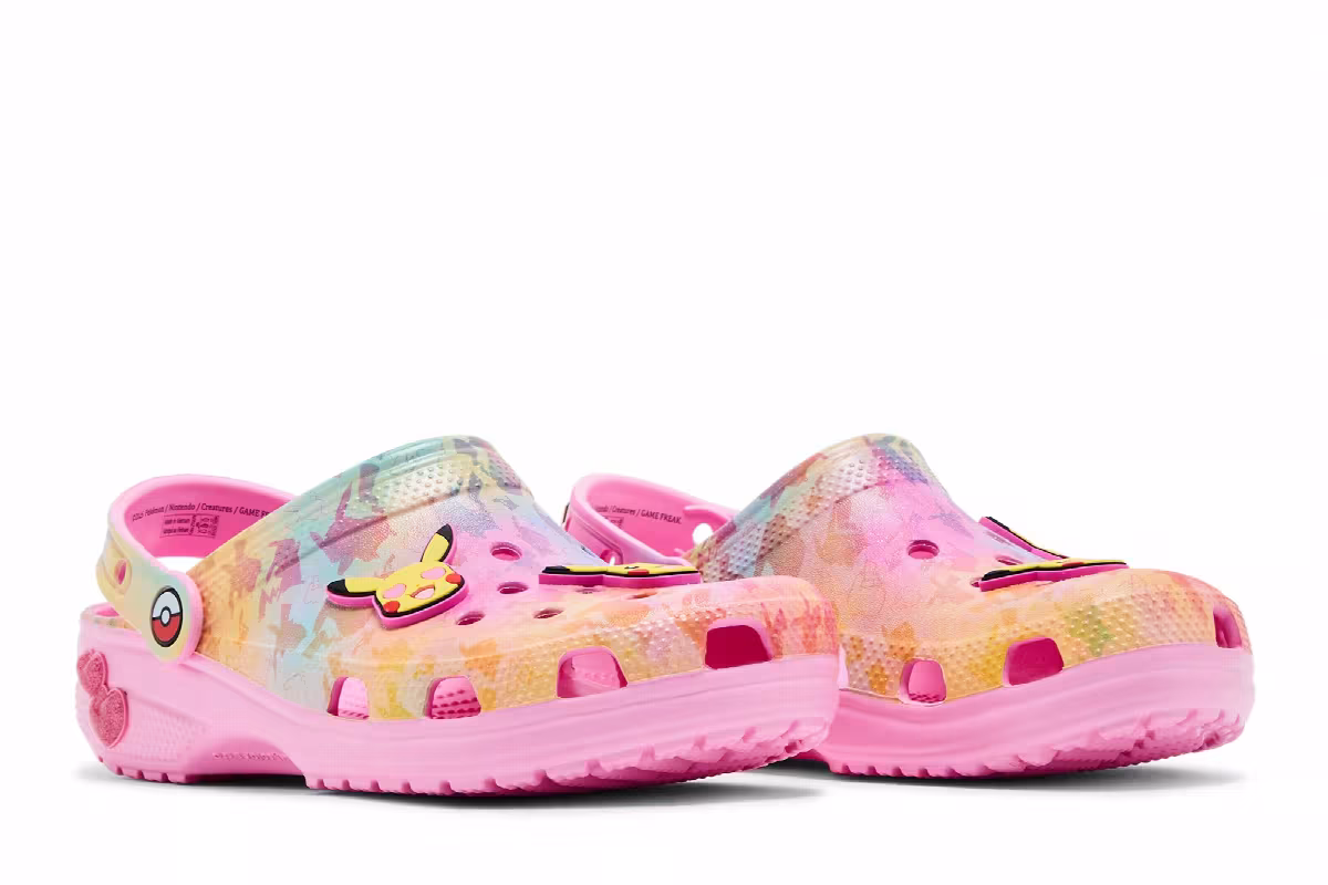 Pokémon x Crocs Classic Clog Kids Pikachu, view 9