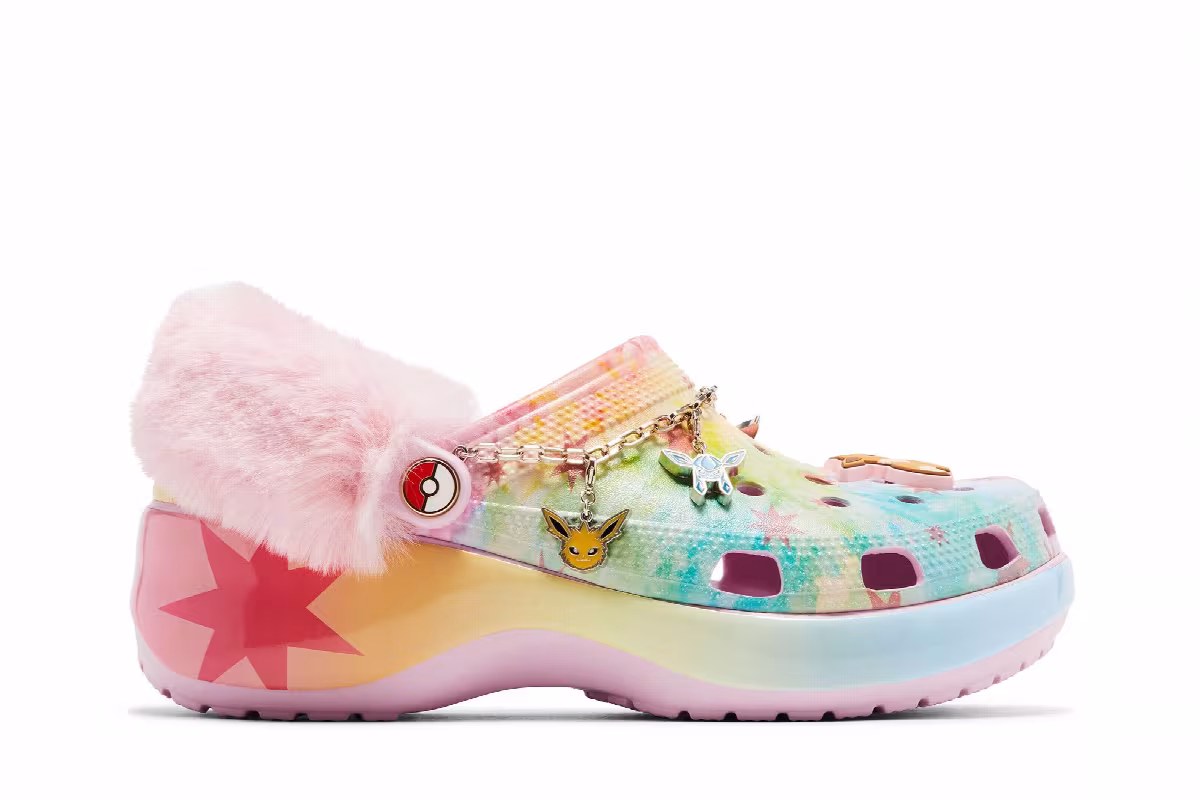 Pokémon x Crocs Women's Classic Platform Clog Eevee, view 2
