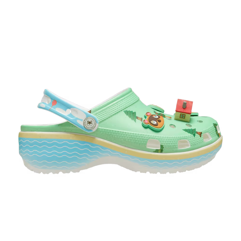 Nintendo x Crocs Women's Classic Platform Clog Animal Crossing