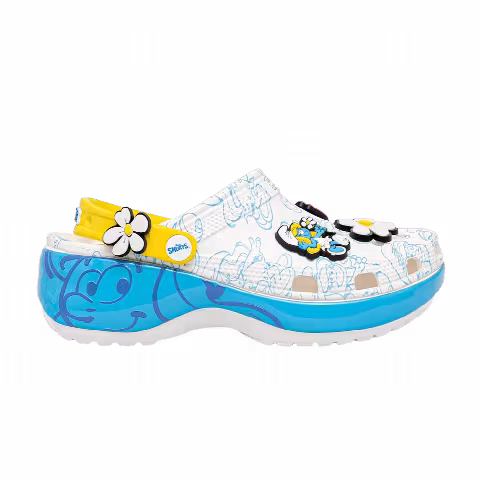 The Smurfs x Crocs Wmns Classic Platform Clog 'Smurfette'