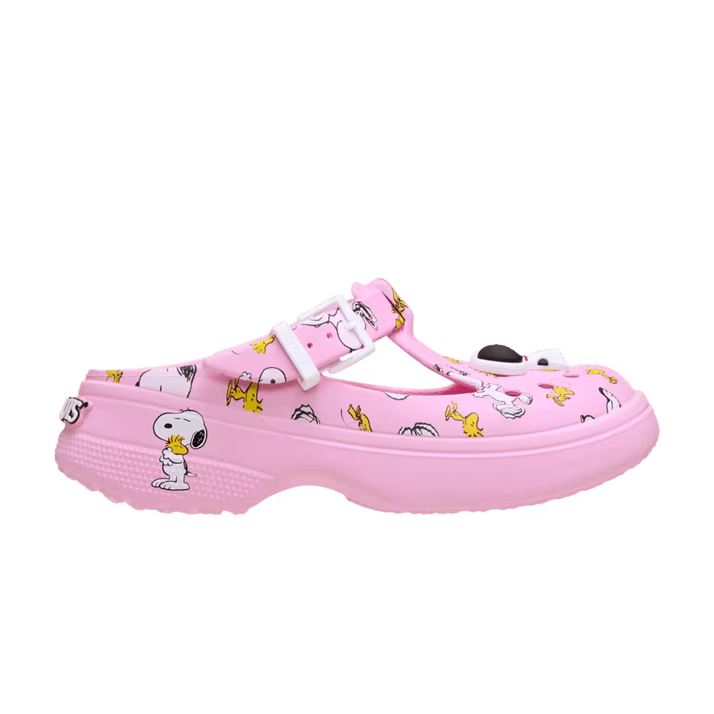 Peanuts x Crocs Mary Jane Clog Pink