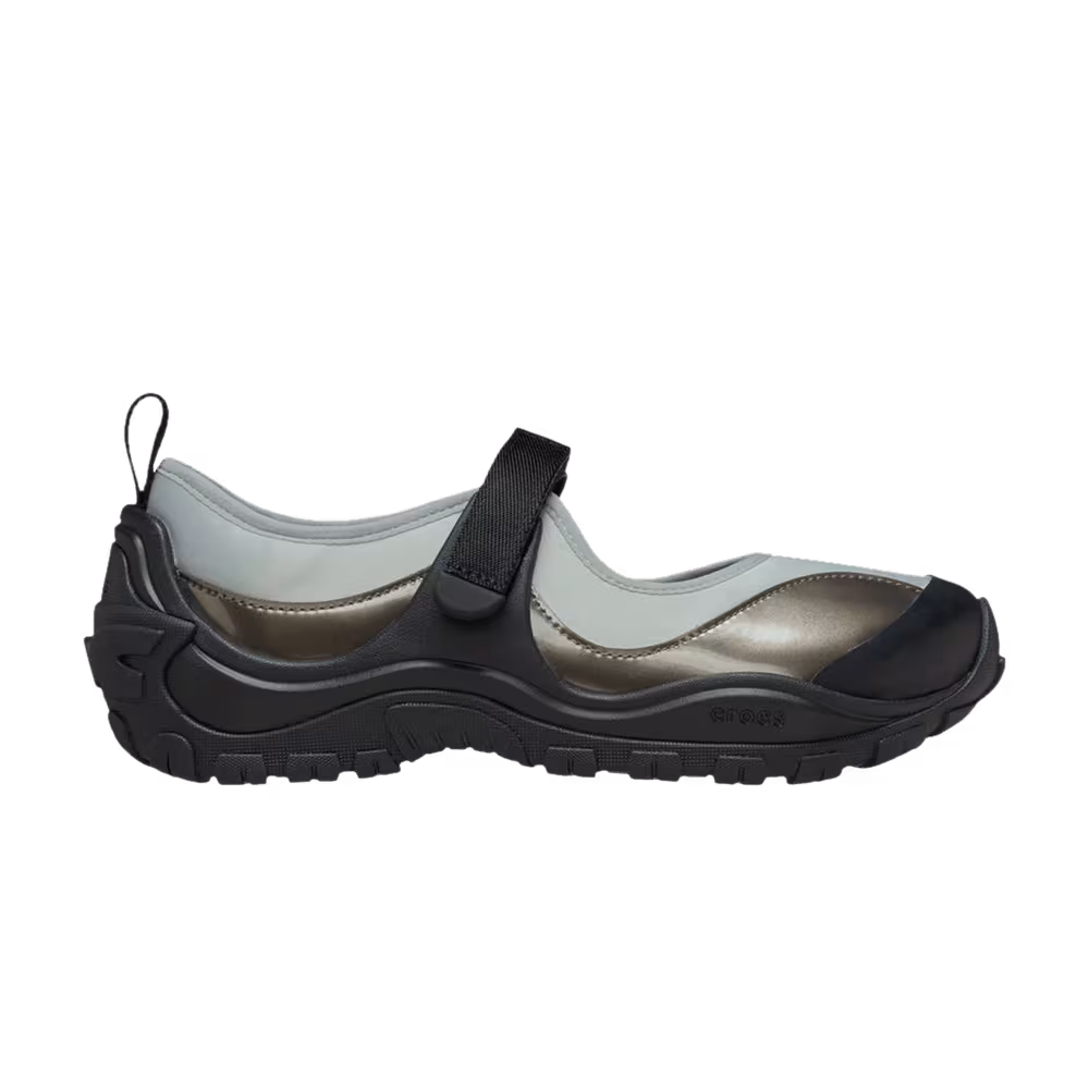 Crocs Women's Terre Ballet Core Black Silver Metallic