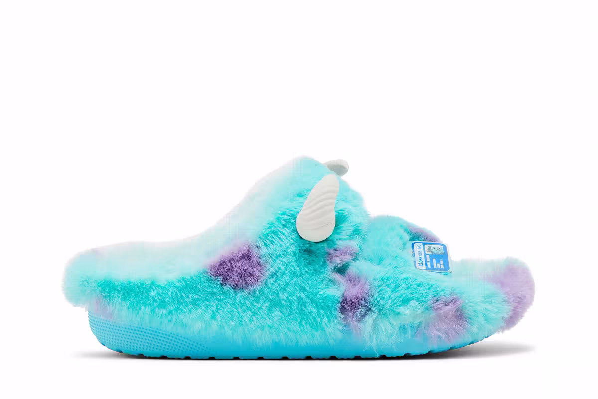 Monsters Inc. x Crocs Classic Cozzzy Sandal Sulley, view 2
