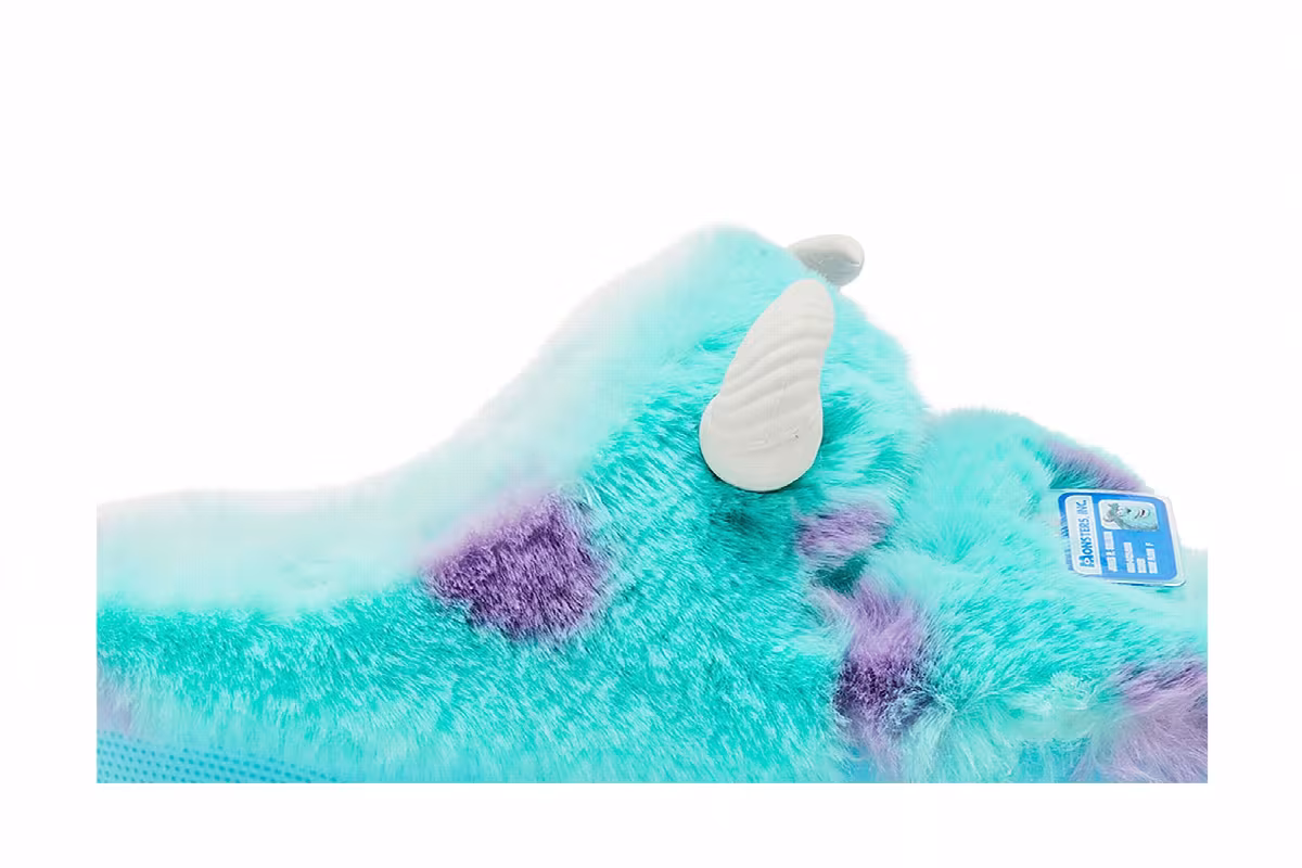 Monsters Inc. x Crocs Classic Cozzzy Sandal Sulley, view 3