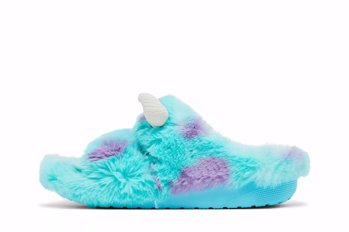Monsters Inc. x Crocs Classic Cozzzy Sandal Sulley, view 4