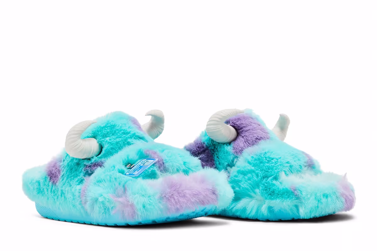 Monsters Inc. x Crocs Classic Cozzzy Sandal Sulley, view 9