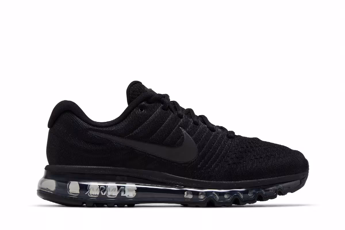 Nike Air Max 2017 Triple Black 2024, view 2