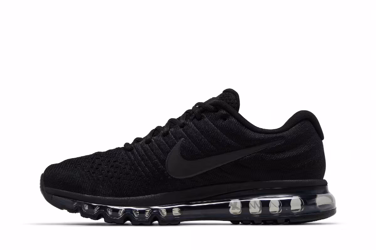 Nike Air Max 2017 Triple Black 2024, view 4