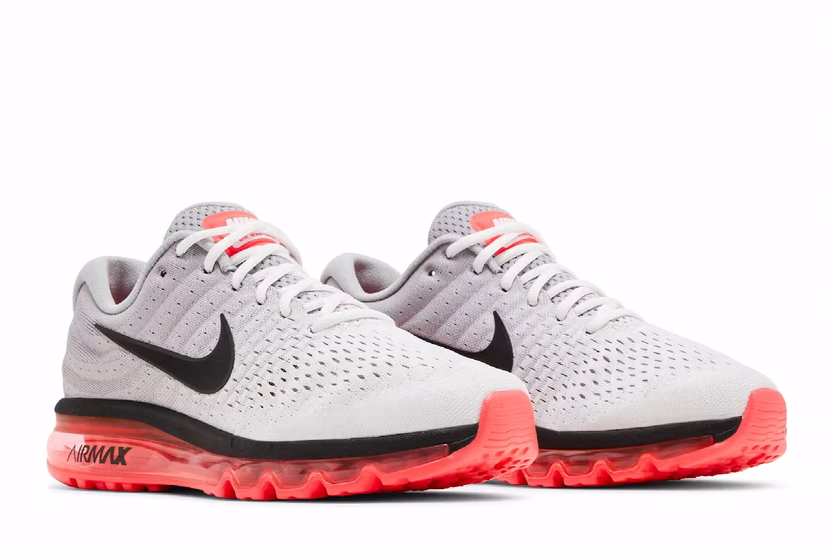 Nike Air Max 2017 Wolf Grey Hot Punch, view 9