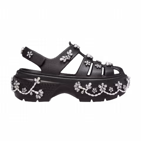 Simone Rocha x Crocs Stomp Fisherman Sandal 'Black'