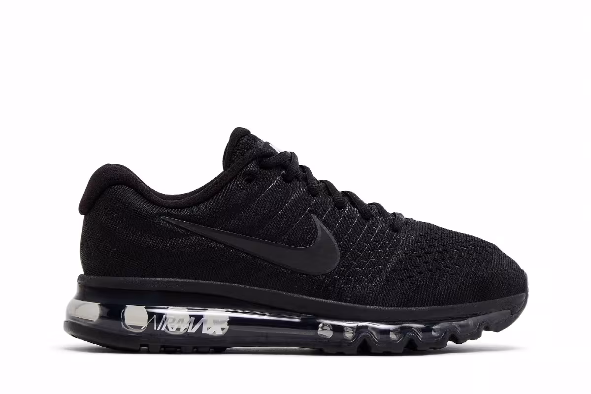 Nike Women's Air Max 2017 Triple Black 2024, view 2