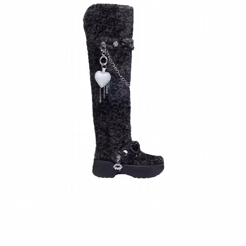 T-Pain x Crocs Wmns Classic Unfurgettable Knee High Boot 'Leopard'