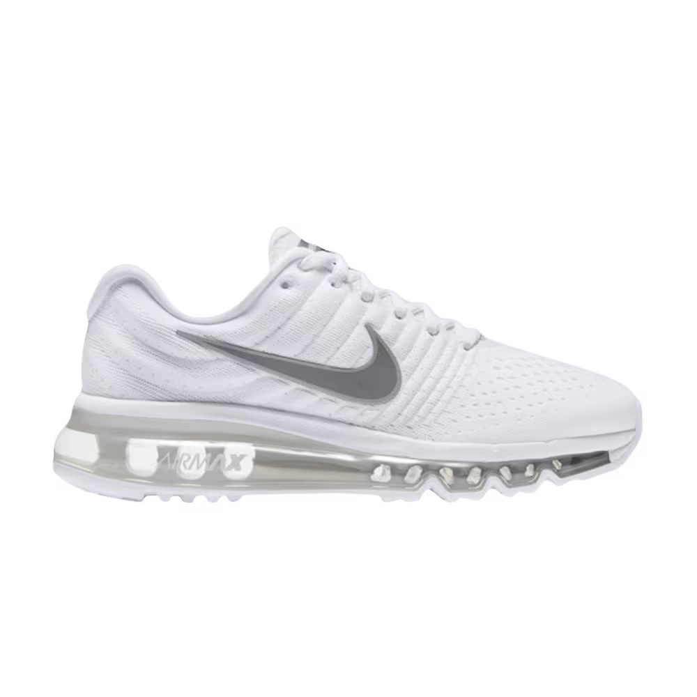 Nike Air Max 2017 GS White Metallic Silver