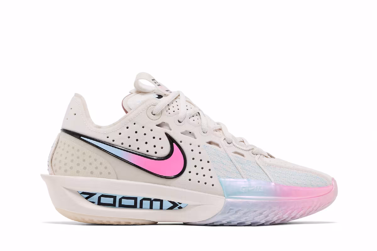 Nike Air Zoom GT Cut 3 EP Phantom Pink Blast Cobalt Tint, view 2