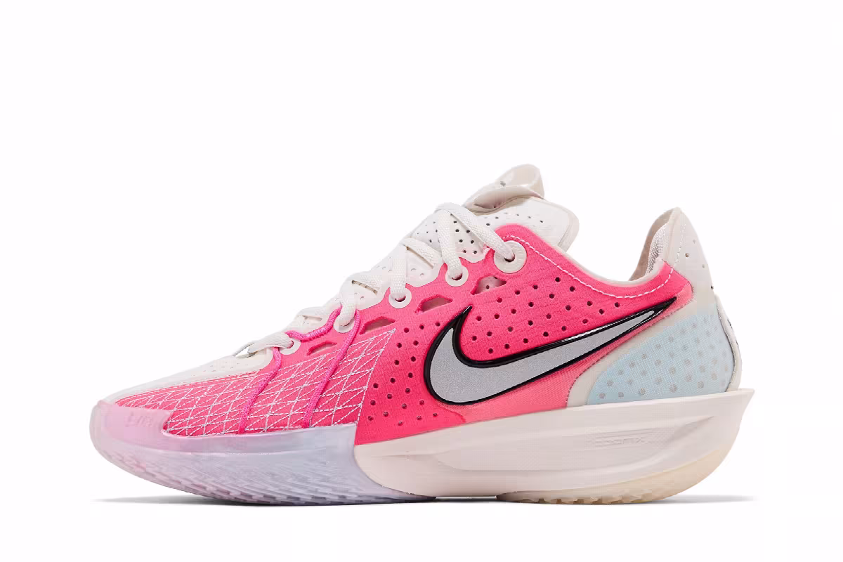 Nike Air Zoom GT Cut 3 EP Phantom Pink Blast Cobalt Tint, view 4