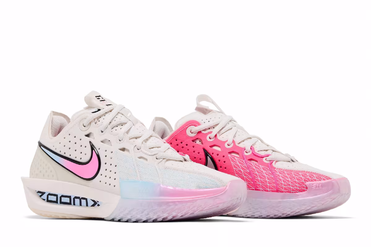 Nike Air Zoom GT Cut 3 EP Phantom Pink Blast Cobalt Tint, view 9