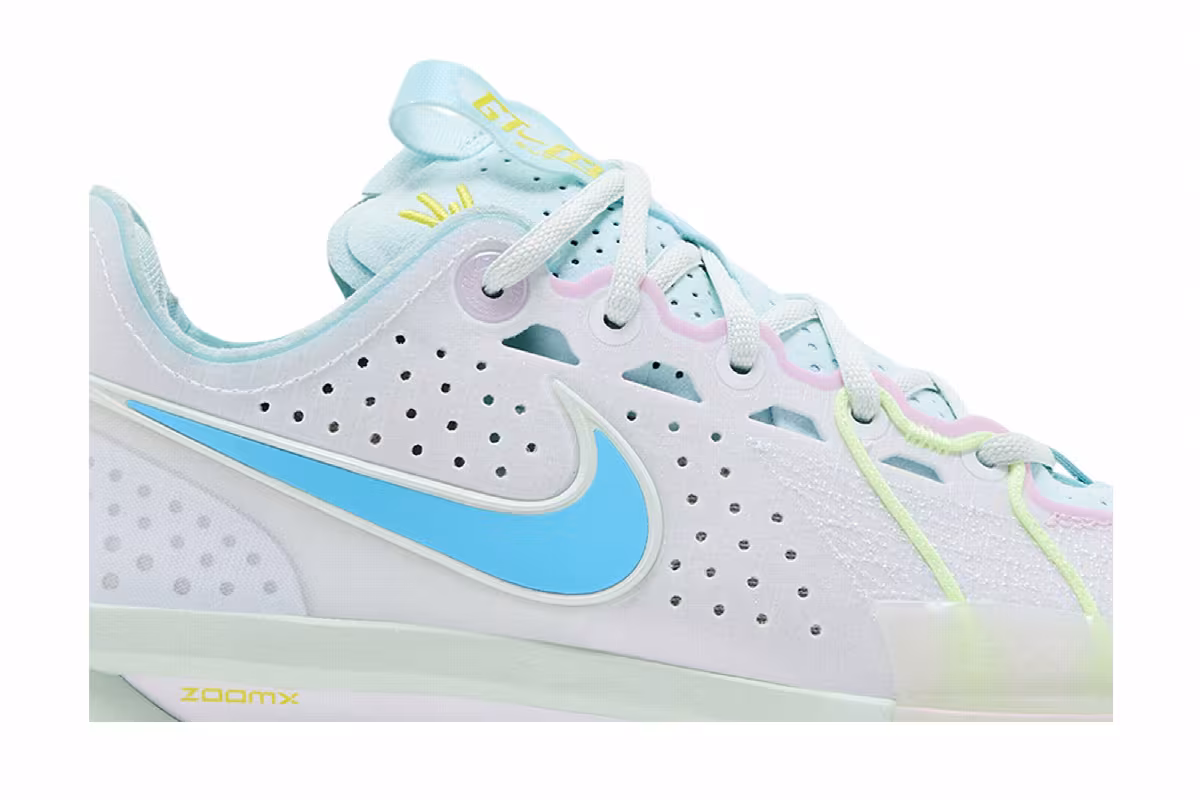 Nike WmnsAir Zoom GT Cut 3 EP White Aquarius Blue, view 3