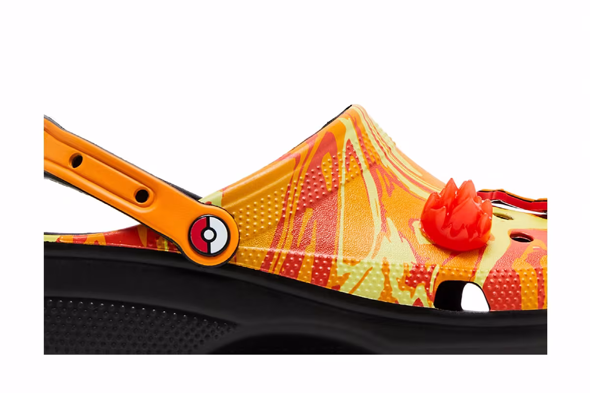 Pokémon x Crocs Classic Clog Charizard, view 3