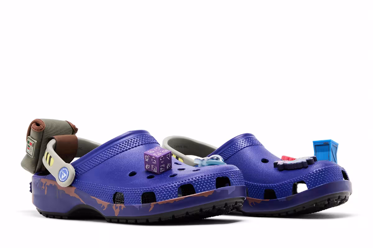 Fortnite x Crocs Classic Clog Battle Bus, view 9