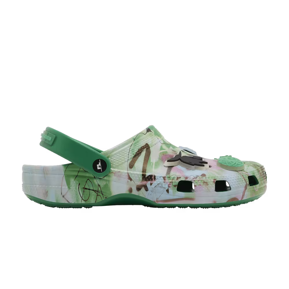 Futura Laboratories x Crocs Classic Clog Green Ivy