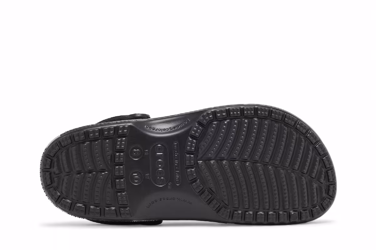 CLOT x Crocs Classic Clog Black, view 5