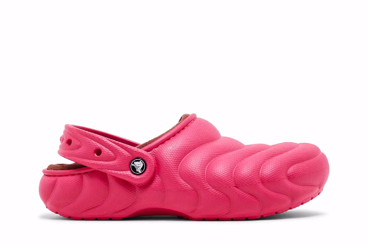 Crocs Classic Overpuff Lined Clog Dragon Fruit, view 2
