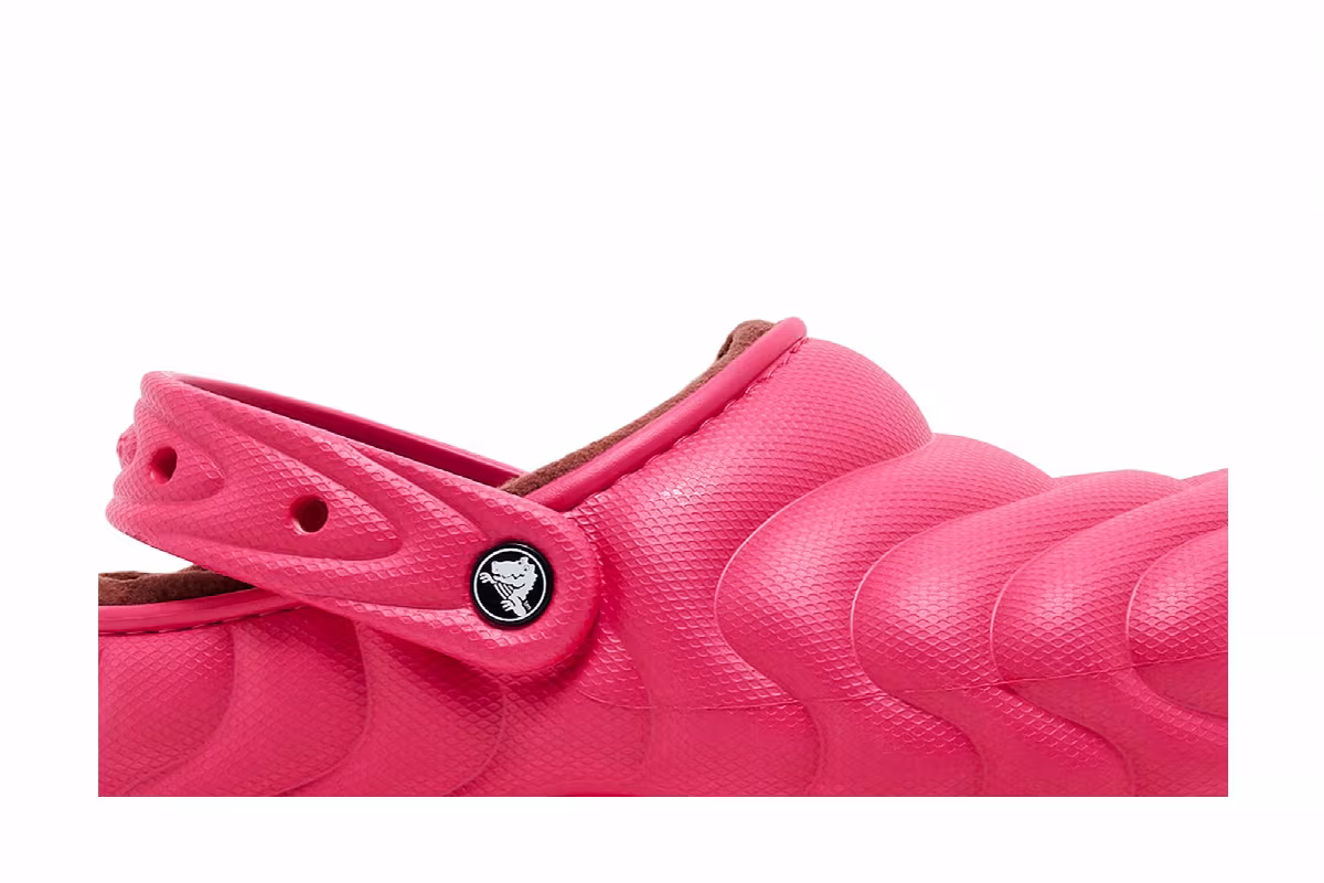 Crocs Classic Overpuff Lined Clog Dragon Fruit, view 3